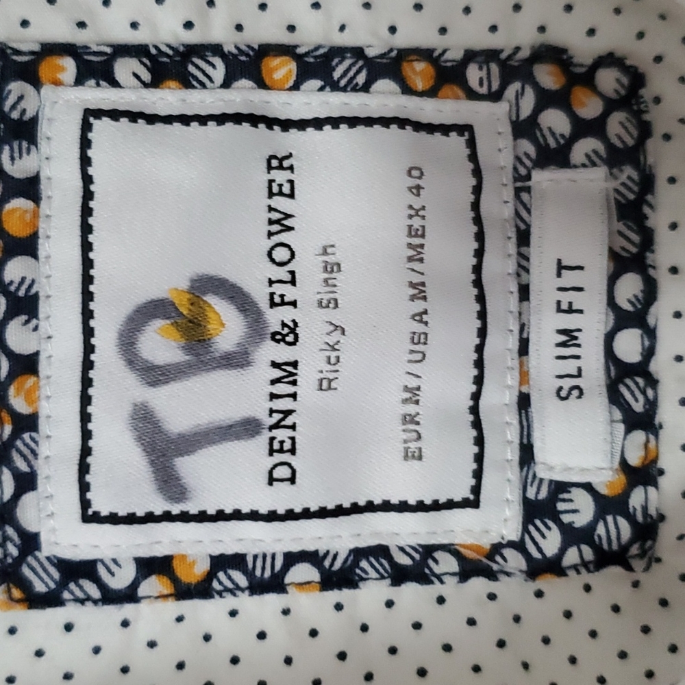 Denim & Flower Pineapple short sleeve shirt - Picture 6 of 8